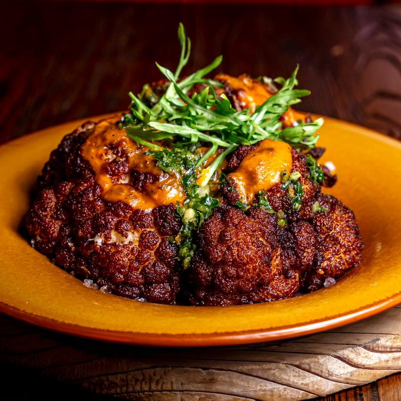 Cauliflower with Romanesco Salsa photo