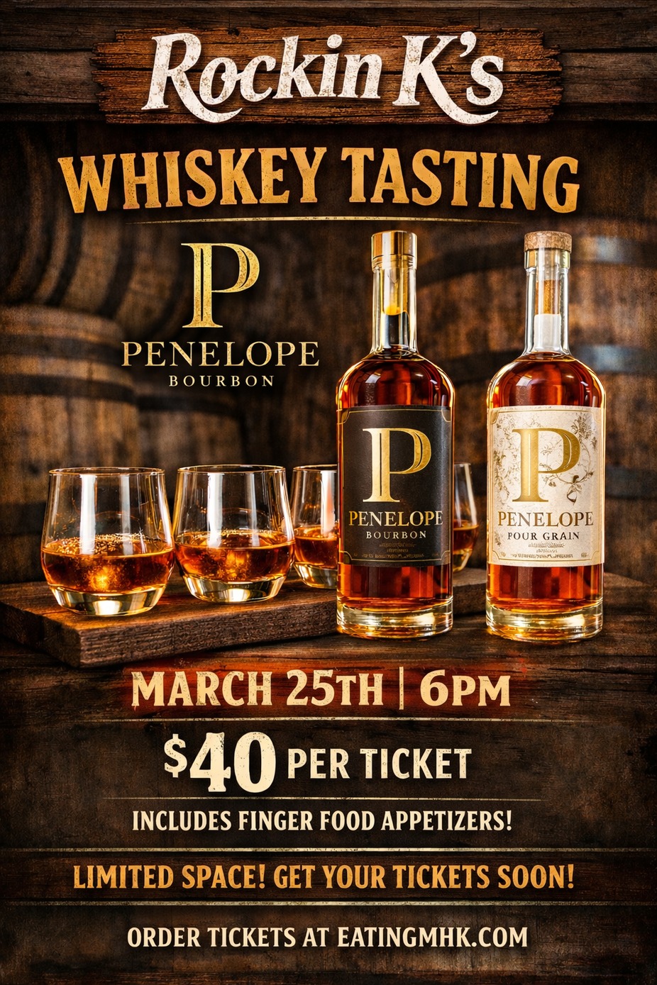 Penelope Whiskey Tasting event photo