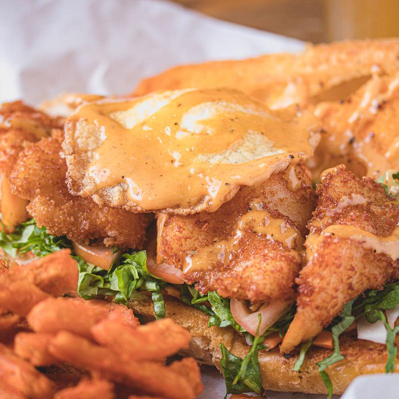 Fried or Grilled Shrimp Po Boy photo