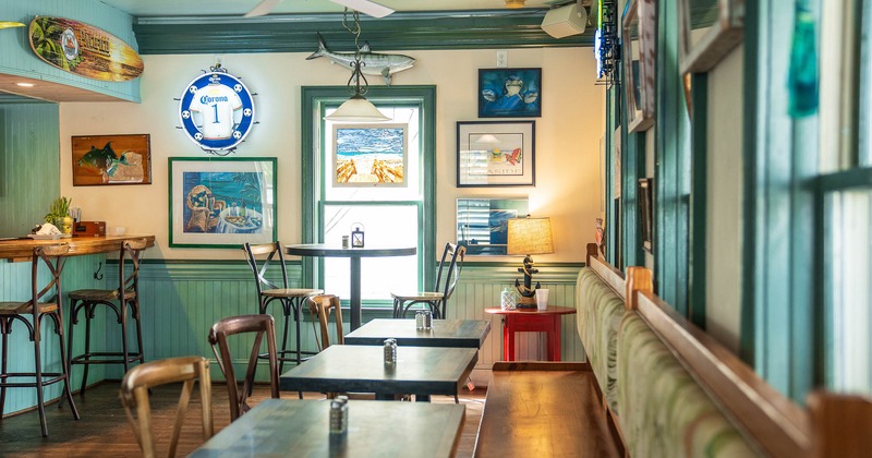 Interior, dining area