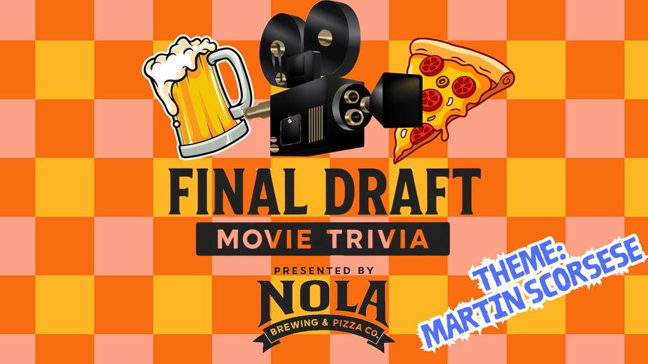 FREE LIVE TRIVIA: Final Draft Movie Trivia    Theme: Martin Scorsese event photo
