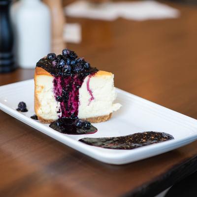 Blueberry Cheesecake.
