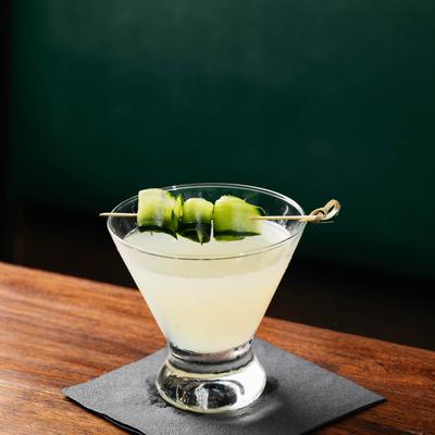 Cucumber martini.