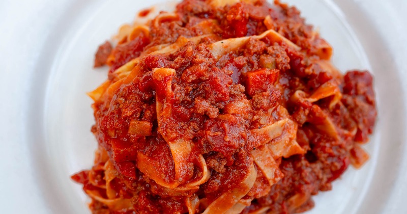 pasta with meat sauce