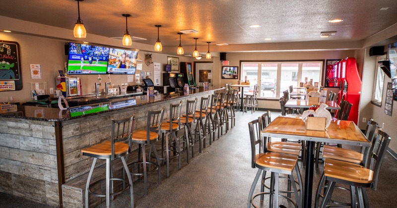 Interior, dining area