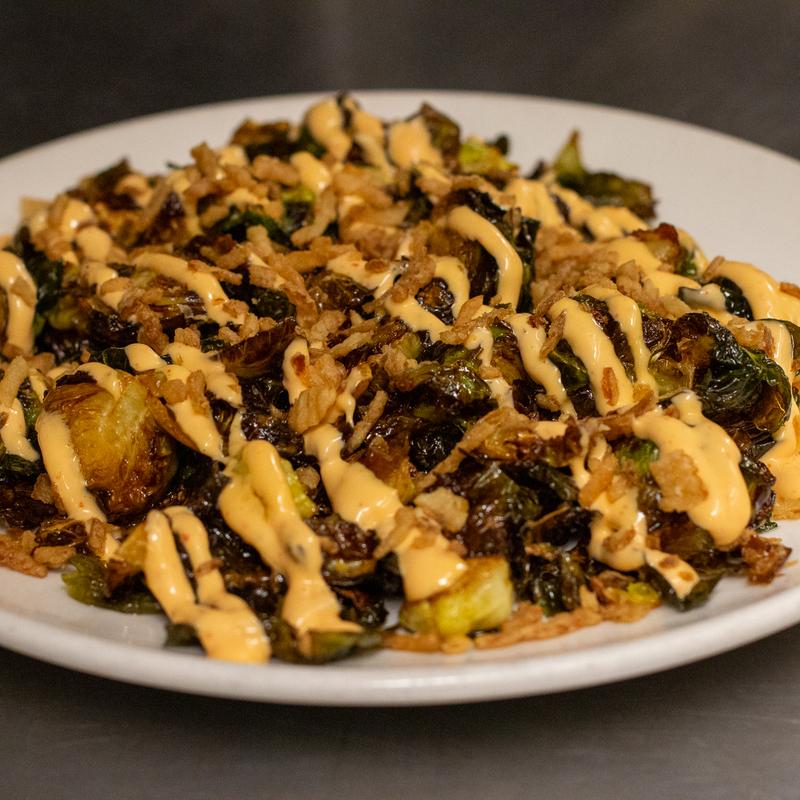 General Tso Fried Brussel Sprouts photo
