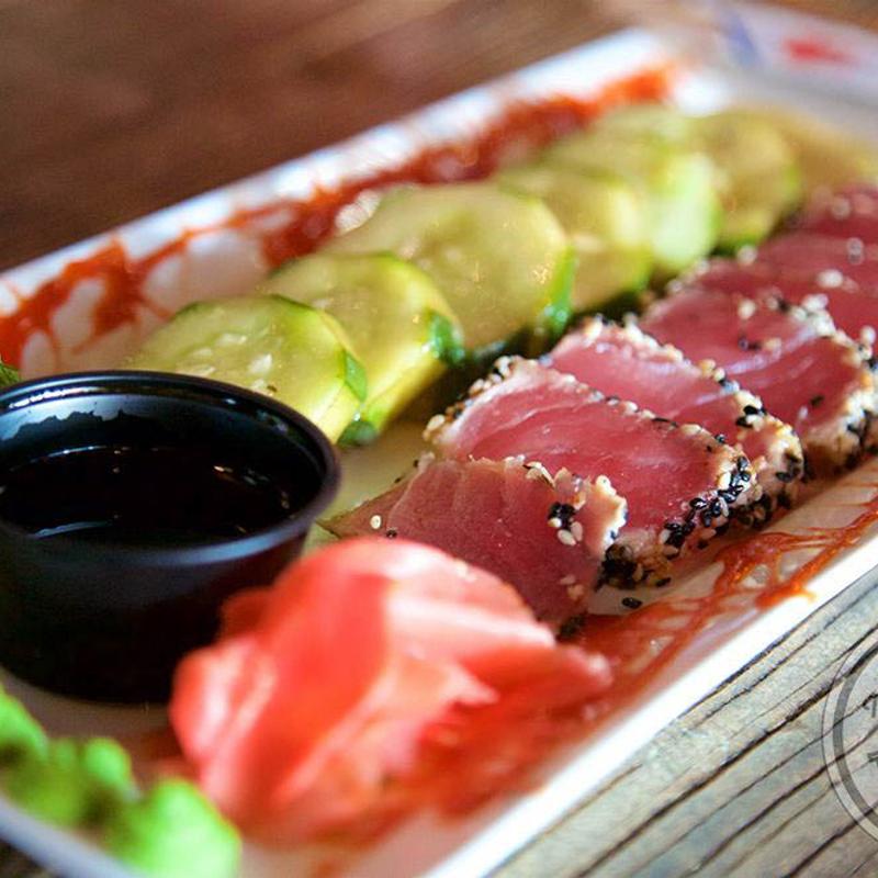 B&W Sesame Seared Ahi Tuna photo