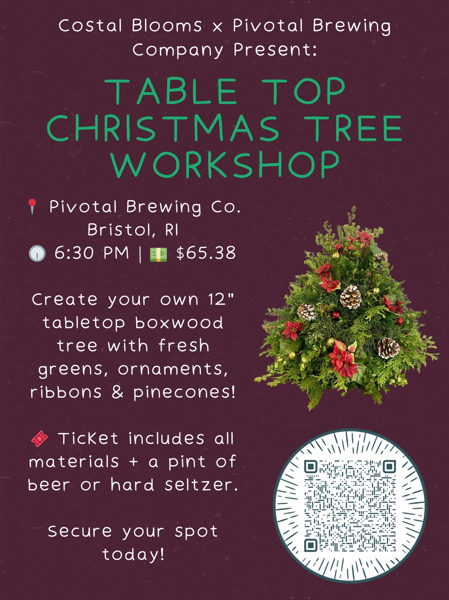 Table Top Christmas Tree Workshop event photo