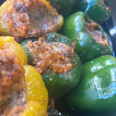 Stuffed peppers.