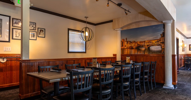 Interior, seating space