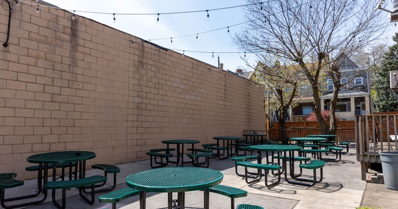 Exterior, seating area