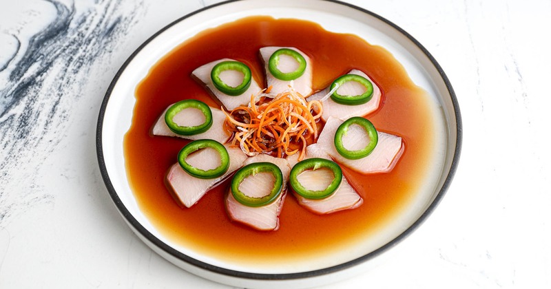 The Jalapeno Hamachi plate