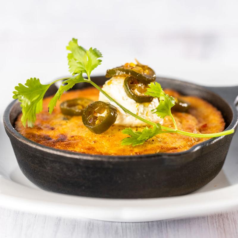 Cream Corn Jalapeno Skillet Cornbread photo