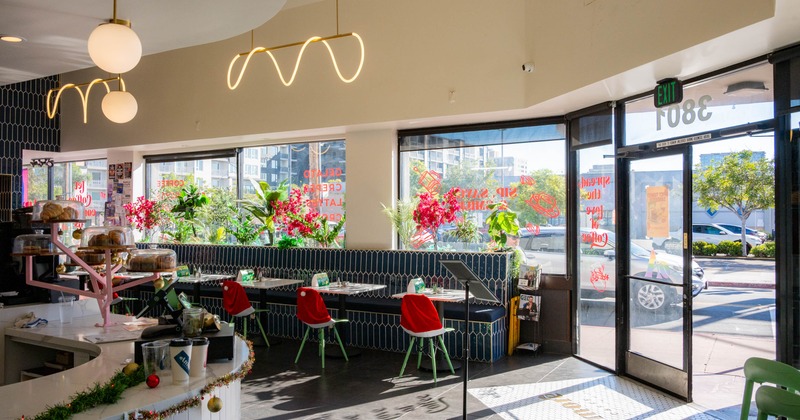 Interior seating area