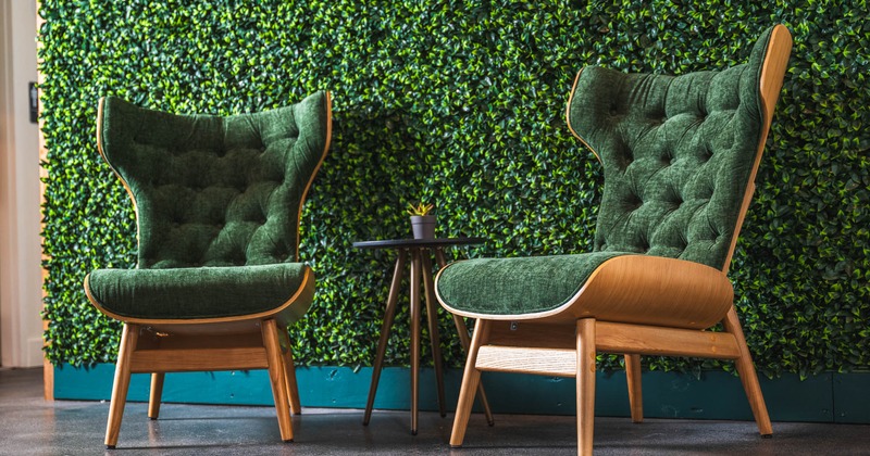 Interior seating area