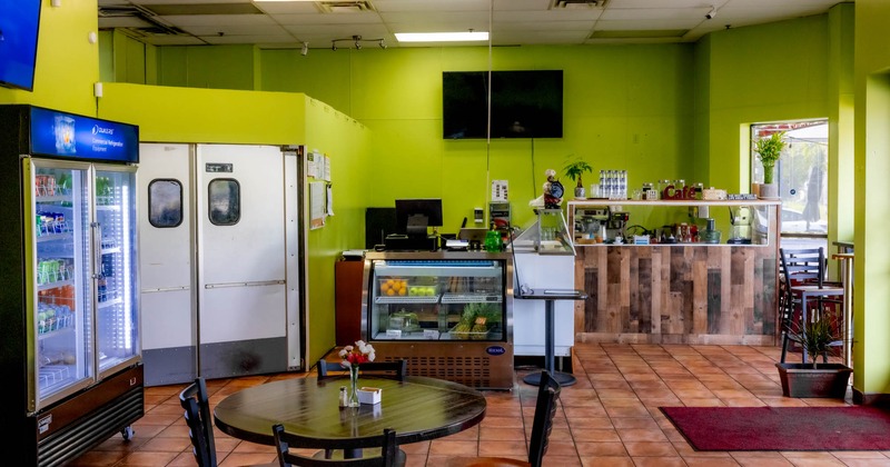 Dining and counter area