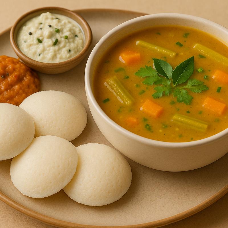 menu item 17 of 25, Classic South Indian Comfort Combo – $9.99