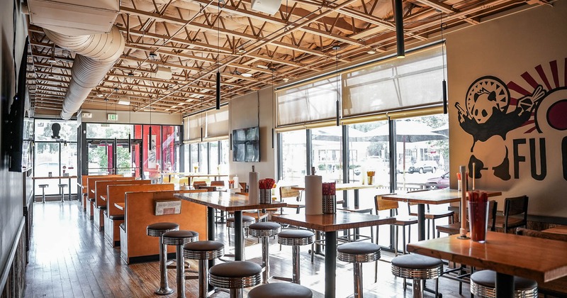 Interior, dining area