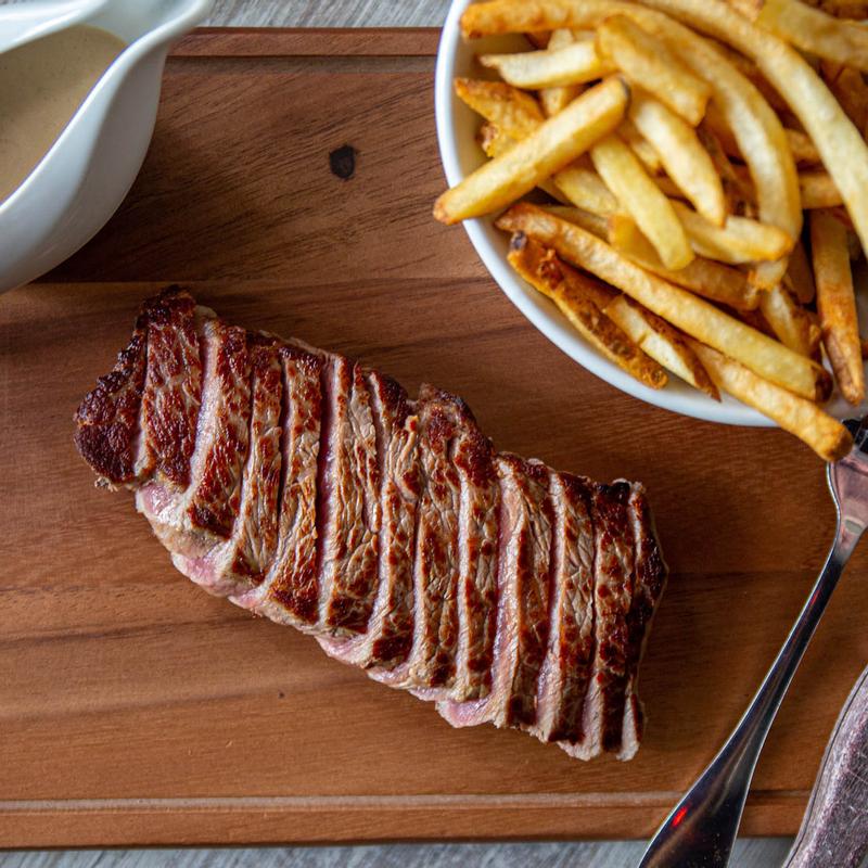 Classic New York Steak Au Poivre photo