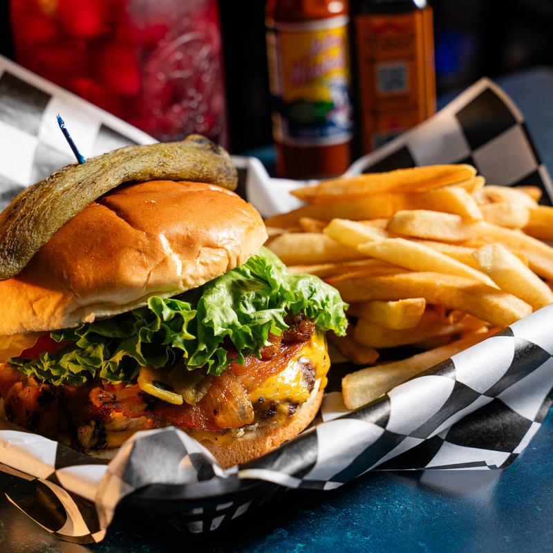 menu item 17 of 18, Shell-ah’s Burger