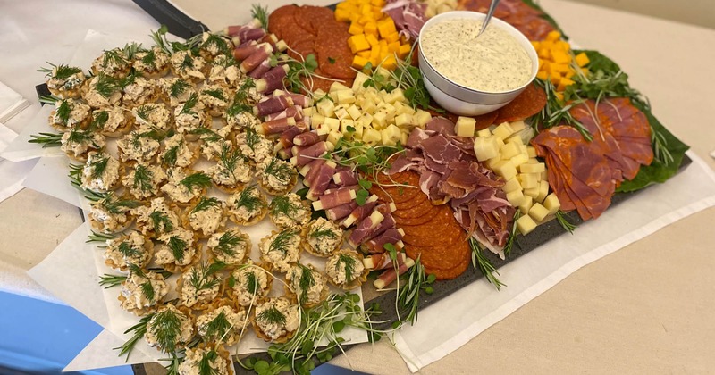 Meat and cheese board