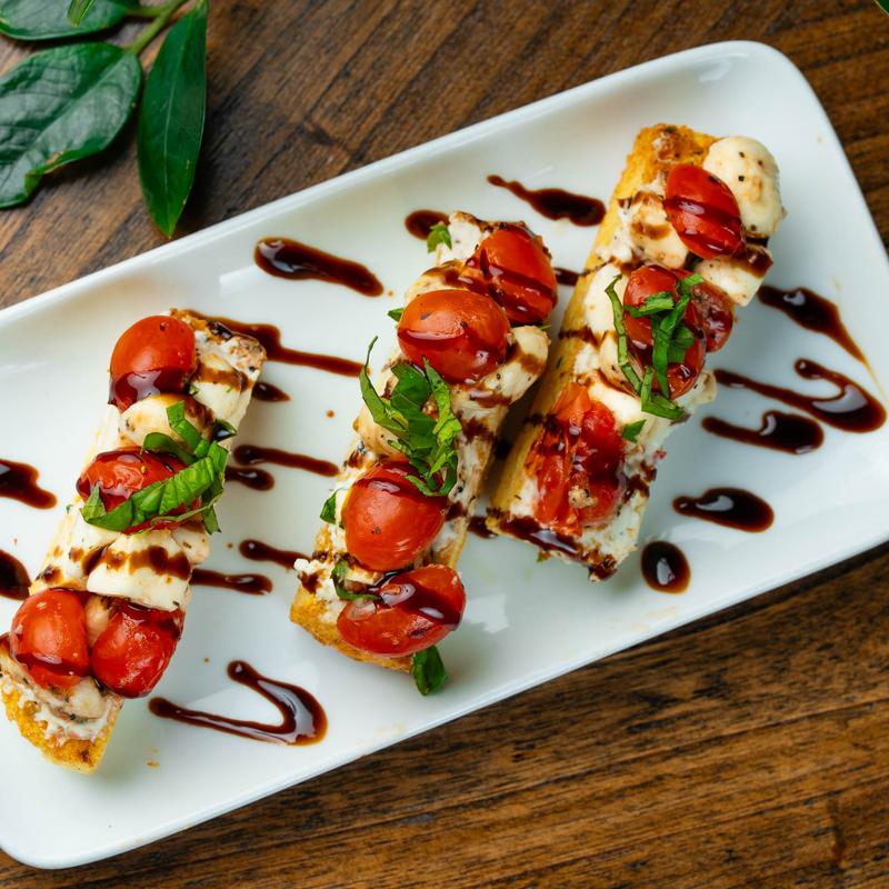 menu item 5 of 38, Margherita & Ricotta Crostini