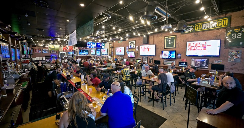 Interior, bar area