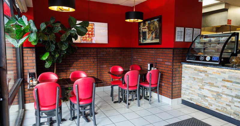 Interior, dining area
