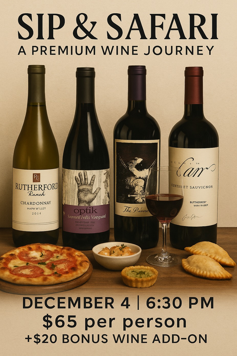 ✨ SIP & SAFARI: A Premium Wine Journey ✨🍷 event photo