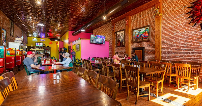 Interior, dining area