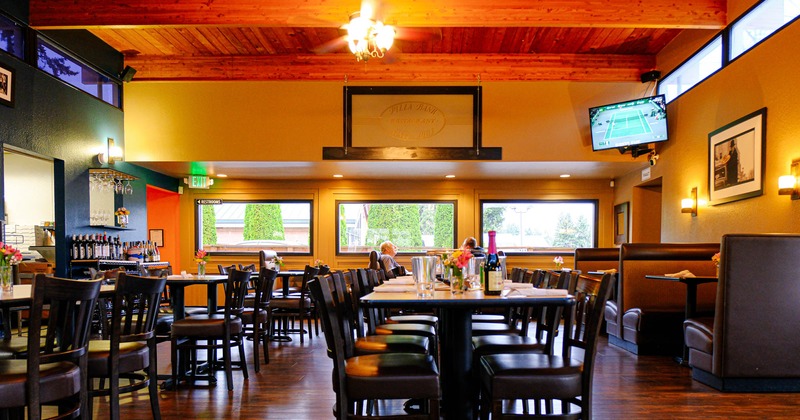 Interior, dining area