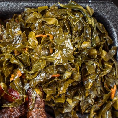 Collard greens.