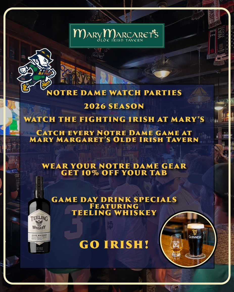Notre Dame v Boston College - Watch Party at Mary Margaret’s event photo