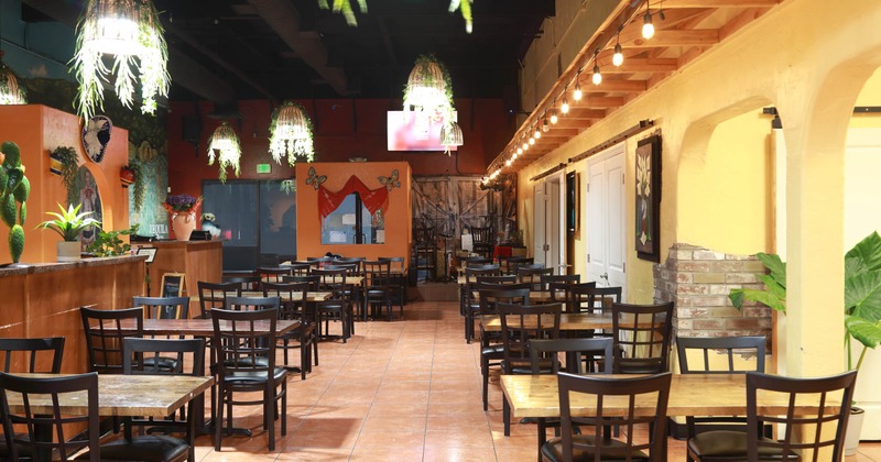 Interior, seating area