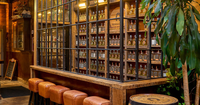 Interior, Shelf with bottles