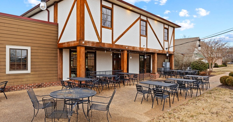 Exterior, chairs and tables