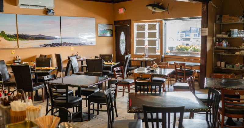 Interior seating area