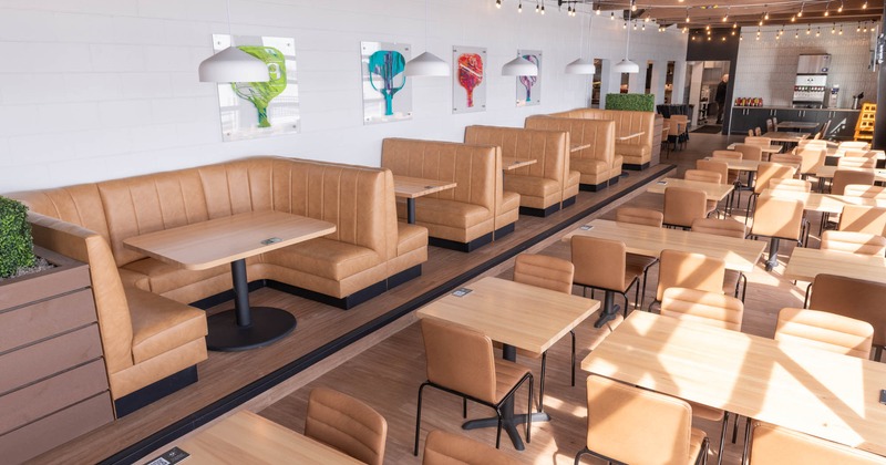 Interior, dining area