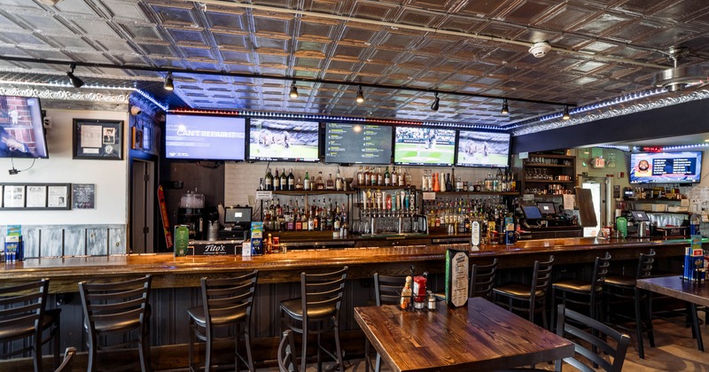 Interior, bar area