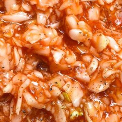 Close up of BBQ Slaw.