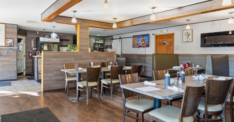 Interior, main dining area