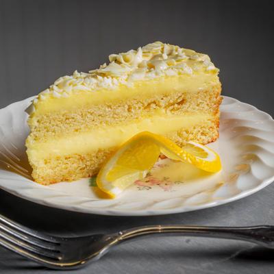 Limoncello mascarpone cake.