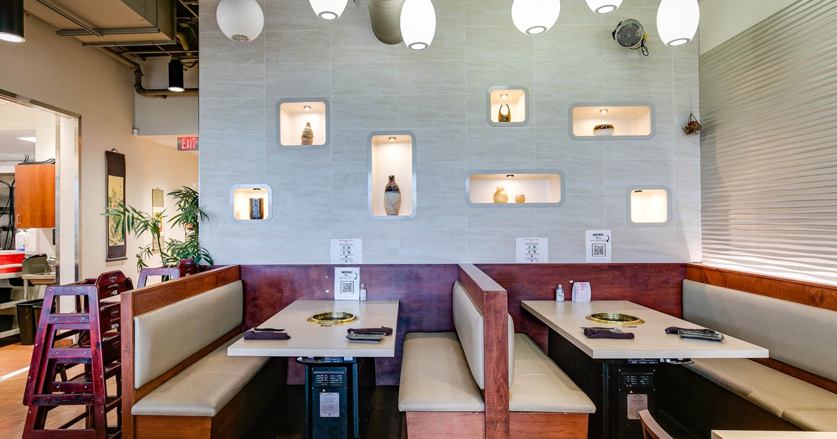 Interior, booth area