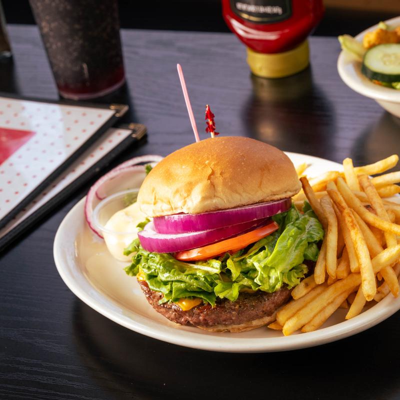 menu item 2 of 4, All American Burger