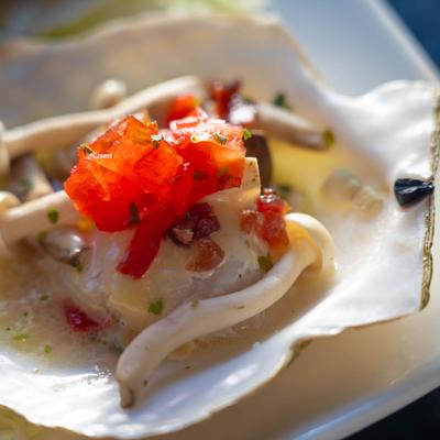 Bacon Mushroom Scallops.