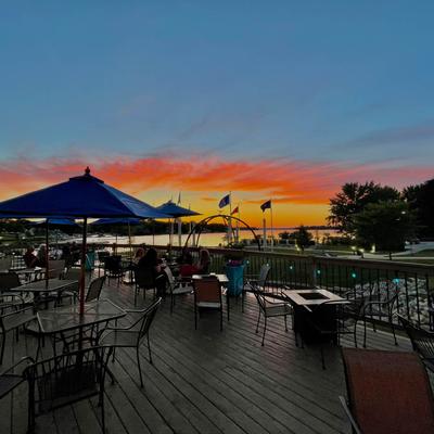 Exterior, patio tables