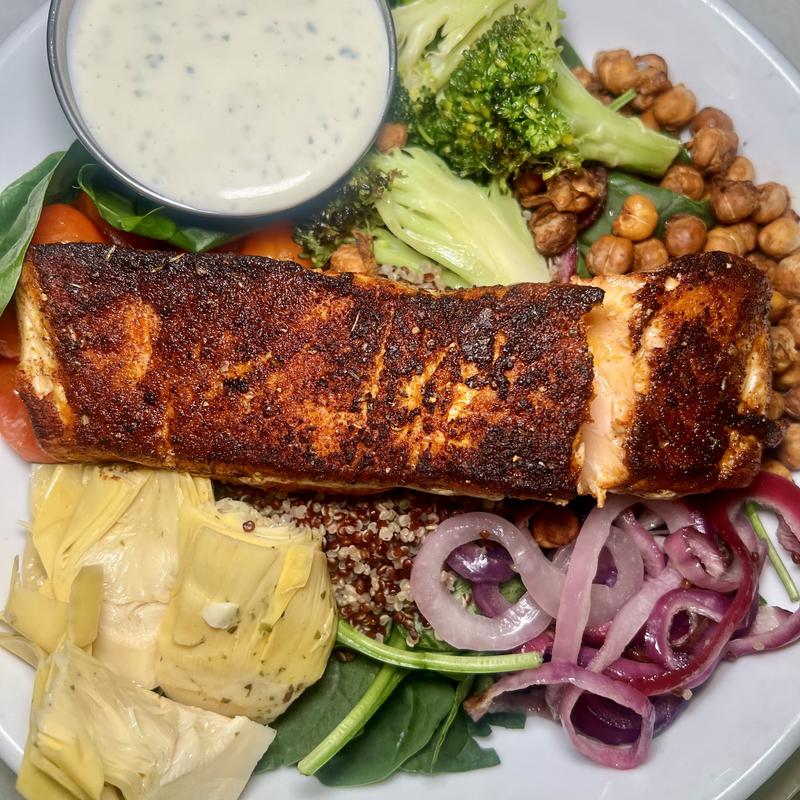 menu item 22 of 31, Blackened Salmon Power Bowl