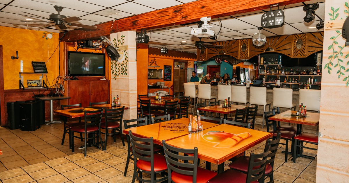 Dining tables ready for guests