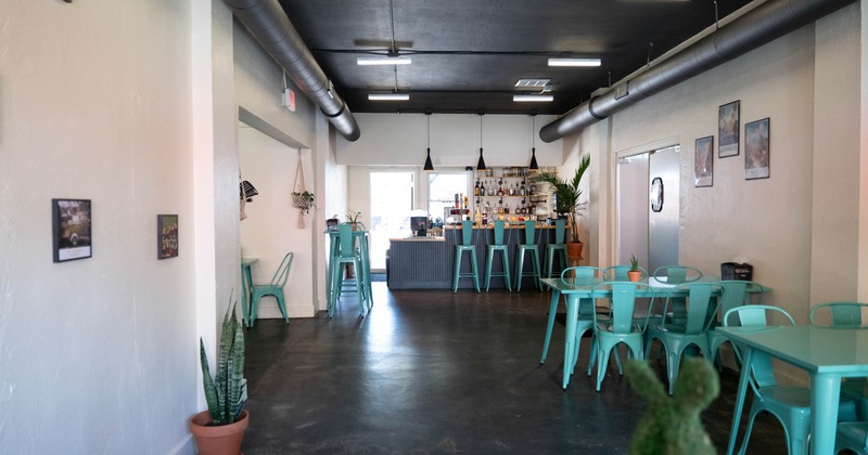 Interior, dining area