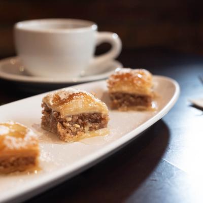 Baklava plate.